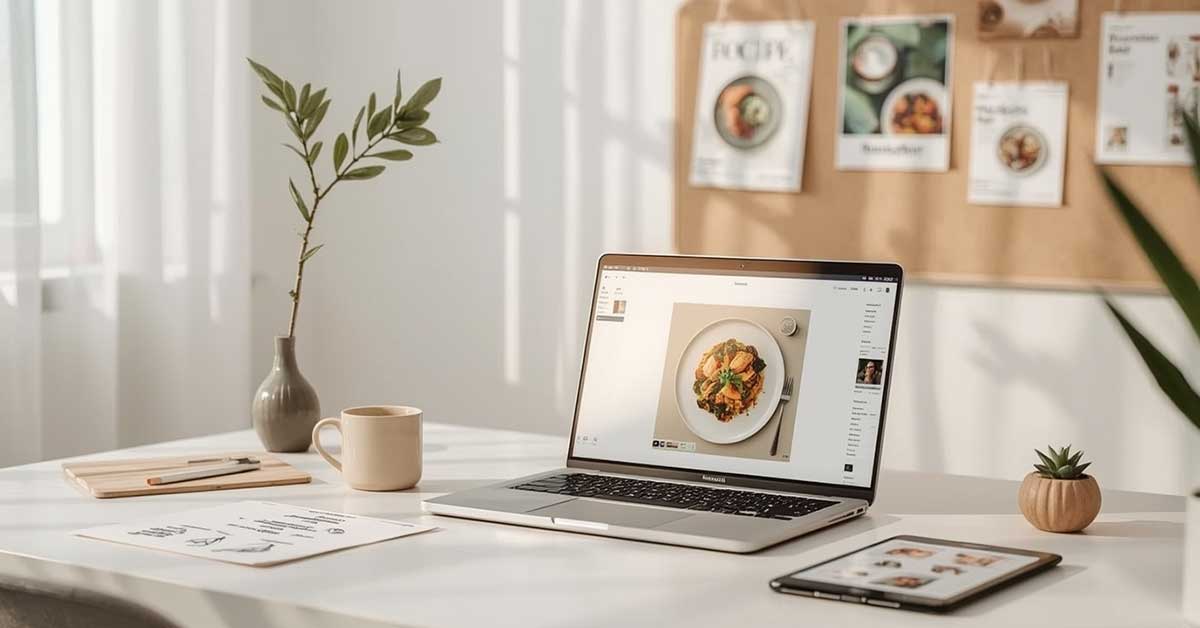 Modern Recipe Infographics with AI