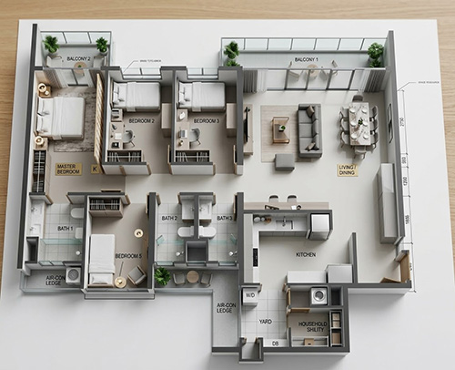 ai 2d design house layout 2