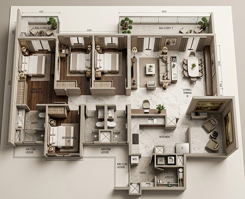 ai 2d design house layout 4
