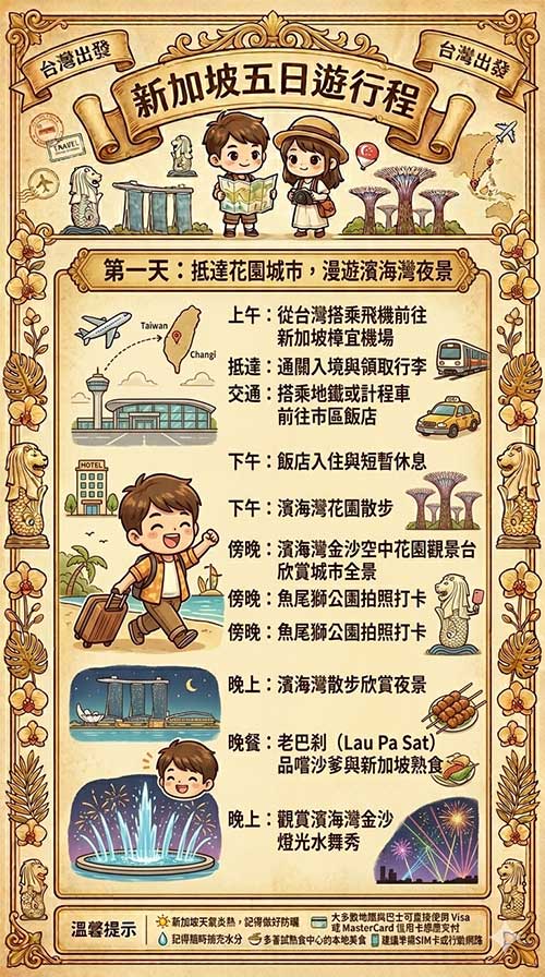 Travel Itinerary Poster 1