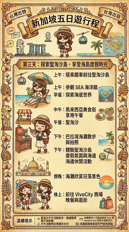 Travel Itinerary Poster 3